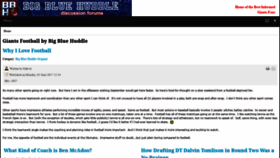 What Giantsfans.net website looked like in 2019 (6 years ago)