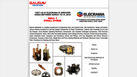 What Gauravindustries.com website looked like in 2019 (6 years ago)