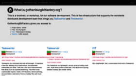 What Gothenburgbitfactory.org website looked like in 2019 (4 years ago)
