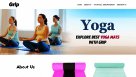 What Gripyogamats.com website looked like in 2019 (4 years ago)