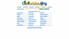 What Goguides.org website looked like in 2019 (4 years ago)