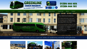 What Greenlinecoaches.com website looked like in 2019 (4 years ago)