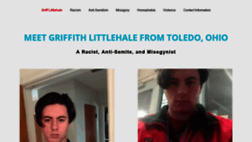 What Grifflittlehaleisaracist.com website looked like in 2019 (4 years ago)