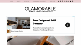 What Glamorable.com website looked like in 2019 (4 years ago)