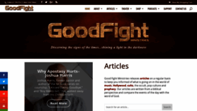 What Goodfight.org website looked like in 2019 (4 years ago)