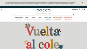 What Gocco.es website looked like in 2019 (4 years ago)
