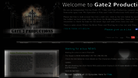 What Gate2-productions.com website looked like in 2019 (4 years ago)