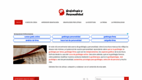 What Grafologiaypersonalidad.com website looked like in 2019 (5 years ago)