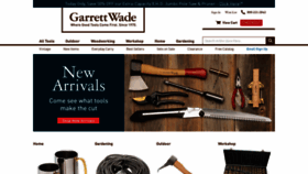 What Garrettwade.com website looked like in 2019 (4 years ago)