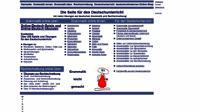 What Grammatikdeutsch.de website looked like in 2019 (4 years ago)