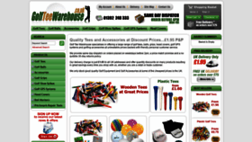 What Golfteewarehouse.co.uk website looked like in 2019 (4 years ago)