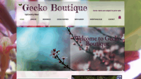 What Geckoboutique.com website looked like in 2019 (4 years ago)