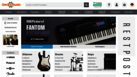 What Gear4music.de website looked like in 2019 (5 years ago)