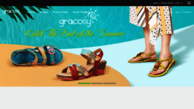 What Gracosy.com website looked like in 2019 (4 years ago)