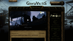 What Gloriavictisgame.com website looked like in 2019 (4 years ago)