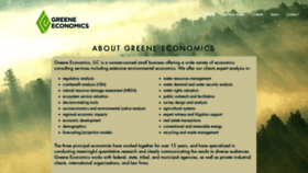 What Greeneeconomics.com website looked like in 2019 (4 years ago)
