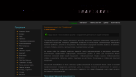 What Graflaser.ru website looked like in 2019 (4 years ago)
