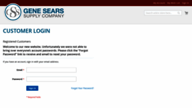 What Genesears.net website looked like in 2019 (6 years ago)
