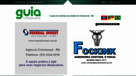What Guiacrissiumal.com.br website looked like in 2019 (4 years ago)