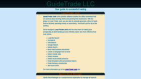 What Guidetrade.com website looked like in 2019 (4 years ago)