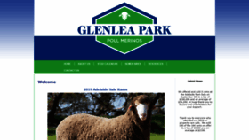 What Glenleaparkmerinos.com.au website looked like in 2019 (4 years ago)