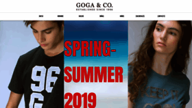 What Gogaandco.com website looked like in 2019 (4 years ago)
