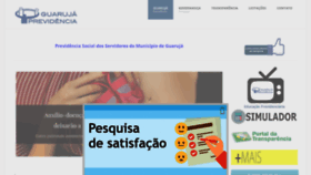 What Guarujaprevidencia.com.br website looked like in 2019 (6 years ago)