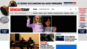 What Genovatoday.it website looked like in 2019 (4 years ago)