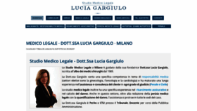 What Gargiulomedicolegale.it website looked like in 2019 (4 years ago)