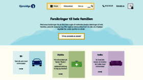 What Gjensidige.dk website looked like in 2019 (4 years ago)