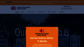 What Gunvictimsaction.org website looked like in 2019 (4 years ago)