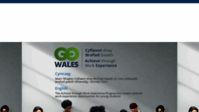 What Gowales.co.uk website looked like in 2019 (4 years ago)