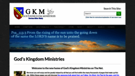 What Gods-kingdom-ministries.net website looked like in 2019 (4 years ago)
