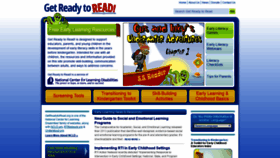 What Getreadytoread.org website looked like in 2019 (4 years ago)