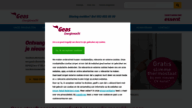 What Geas.nl website looked like in 2019 (4 years ago)