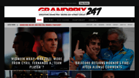 What Grandprix247.com website looked like in 2019 (4 years ago)