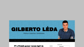 What Gilbertoleda.com.br website looked like in 2019 (4 years ago)