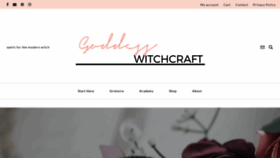 What Goddesswitchcraft.com website looked like in 2019 (4 years ago)