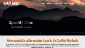 What Glenlyoncoffee.co.uk website looked like in 2019 (4 years ago)