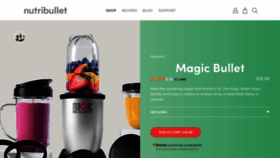 What Getmagicbullet.com website looked like in 2019 (4 years ago)