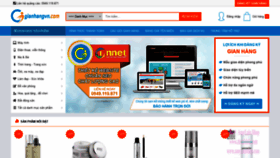 What Gianhangvn.com website looked like in 2019 (4 years ago)