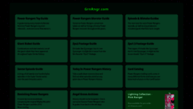What Grnrngr.com website looked like in 2019 (4 years ago)