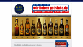 What Getraenke-shop-hamburg.de website looked like in 2019 (4 years ago)