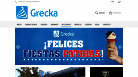 What Grecka.cl website looked like in 2019 (4 years ago)
