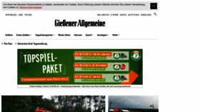 What Giessener-allgemeine.de website looked like in 2019 (4 years ago)