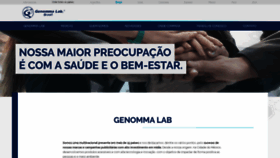 What Genommalab.com.br website looked like in 2019 (4 years ago)