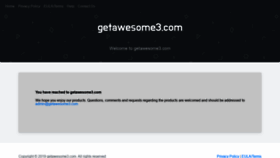 What Getawesome3.com website looked like in 2019 (4 years ago)