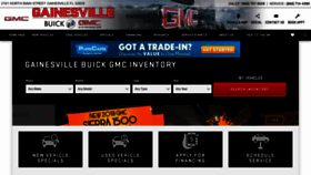 What Gainesvillebuickandgmc.com website looked like in 2019 (4 years ago)