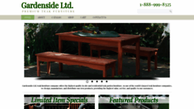 What Gardenside.com website looked like in 2019 (4 years ago)