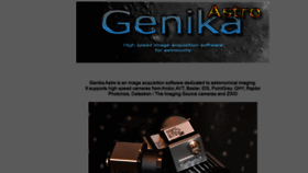 What Genicapture.com website looked like in 2019 (4 years ago)